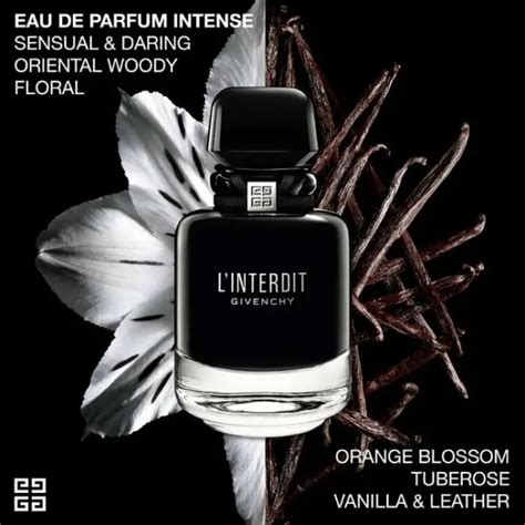 l'interdit intense givenchy notes olfactives
